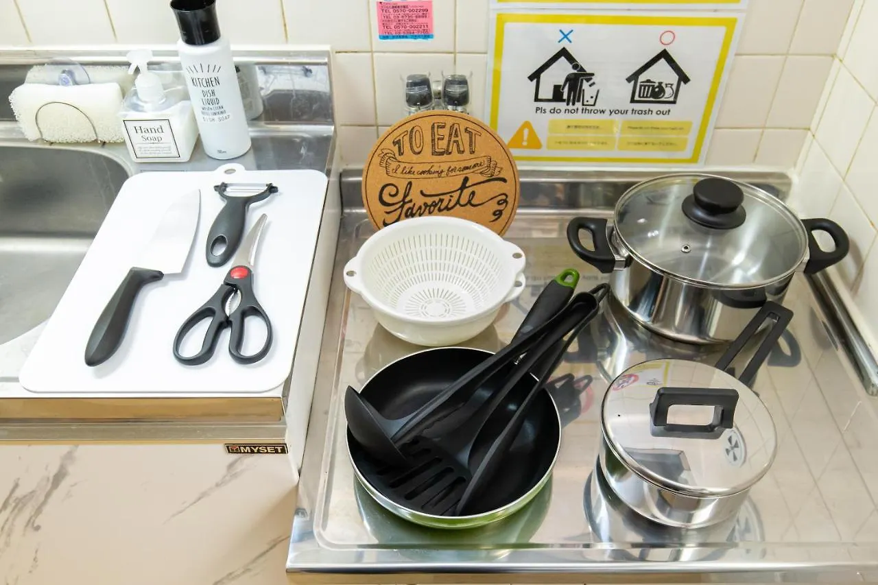 Apartament Bari Romane Building Tokio Japonia